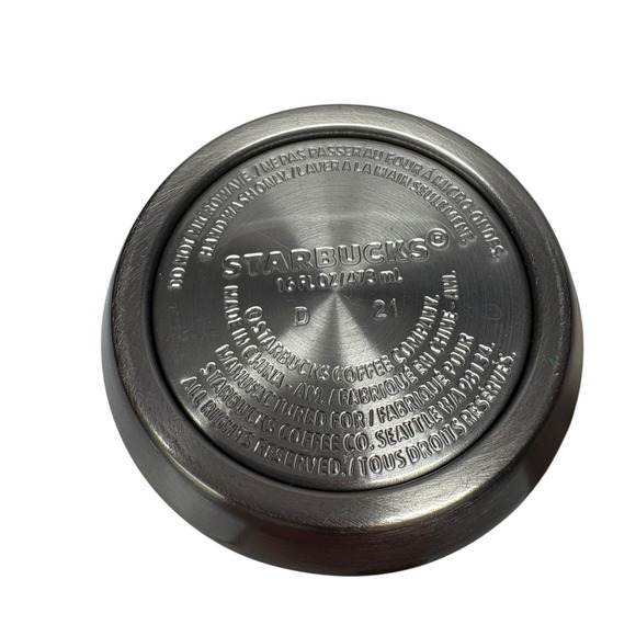 Starbucks Lot of 2 Stainless Steel Travel Tumbler 16 Oz Siren Mermaid Coffee - Picture 10 of 11